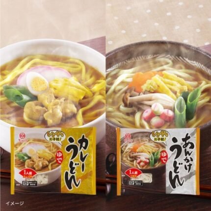 なごやきしめん亭「ゆでカレーうどん＆あんかけうどん」各20袋（計40袋）