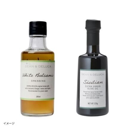 DEAN ＆ DELUCA「ホワイトバルサミコ&シチリア産オリーブオイルのセット」計4本