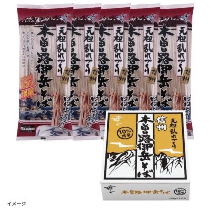 はくばく「木曽路御岳そば 増量品」5把入