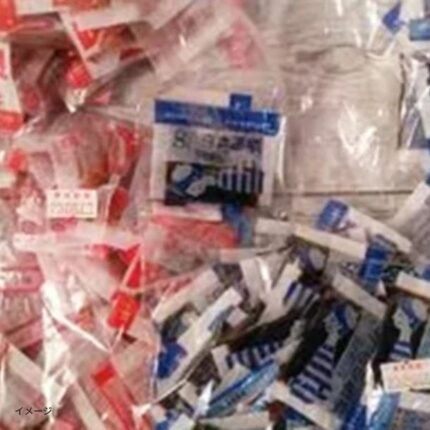 「梅子さんのねり梅 6g＆のり男さんののり佃煮 6g」各100袋