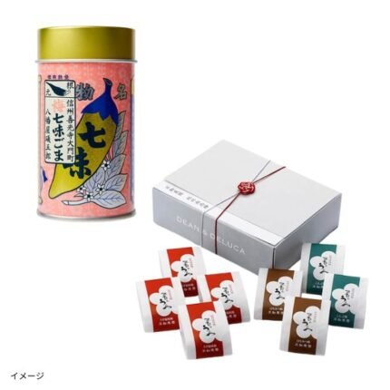 DEAN & DELUCA「不動農園 紀州南高梅&八幡屋礒五郎 梅七味ごま缶」