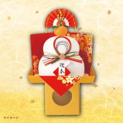 マルシン「お供え1号 切餅入 屏風付」250g