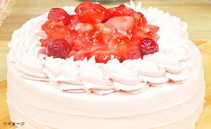 「ピンクの ショートケーキ 5号」