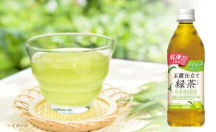 DyDo「肌美精企画監修玉露仕立て緑茶プラス」500ml