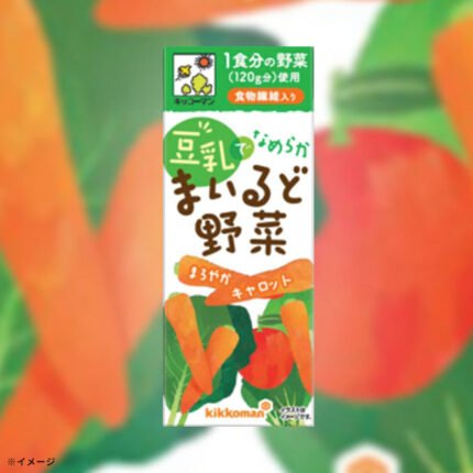 キッコーマン「豆乳でまいるど野菜キャロット」200ml