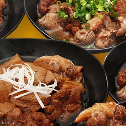 大阪王将「牛すじ煮込み（醤油味・みそ味）」2袋入り