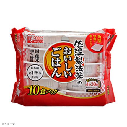 アイリスフーズ「低温製法米のおいしいごはん150g」10食入り