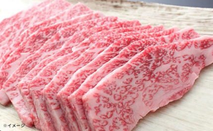 「黒毛和牛 上カルビ 焼肉用」400g