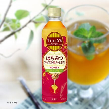 伊藤園「TULLY’S＆TEA はちみつアップル＆ルイボス」450ml