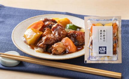 大戸屋「鶏と野菜の黒酢あん」160g
